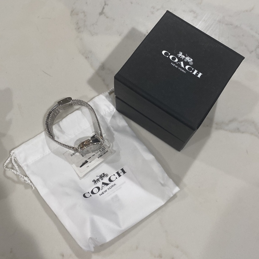 NWT Coach Watch Silver